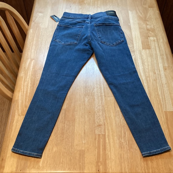 Express High Rise Ankle Legging Ripped Jeans - Picture 2 of 10